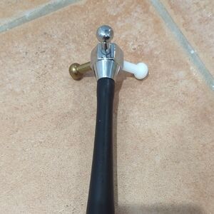 Black and Silver Valve Handle